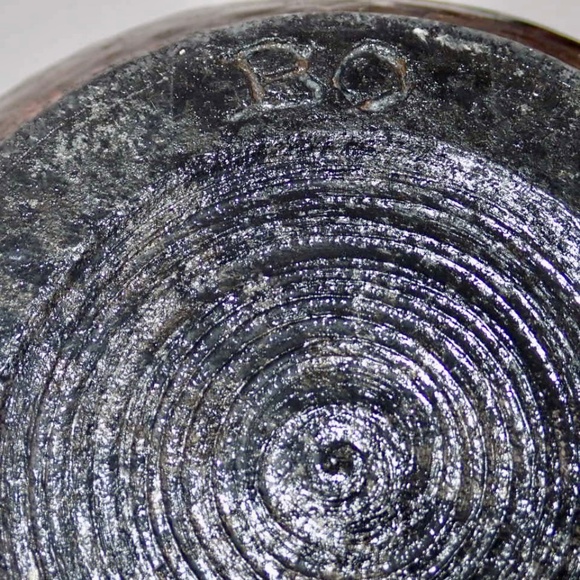 Raku Pottery Vase Iridescent Signed 6" Tall x 6" dia beautifully crafted - Picture 2 of 13